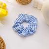 Smell of The sea ~ Oxygen Feeling Blue Hair Rope Sweet Floral Wave dot Hair Circle French Large Colon Hair Rope Hair Accessories(14385 C) view 2