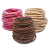 100 Pieces Metal Free Hair Tie Scrunchies Blonde Brown Bands Cord Large Elastic Women Girls Ponytail Holders no tangles(Mix-1 100PCS) view 1