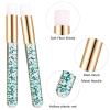 10pcs Lash Extension Cleanser Shampoo Brushes Peel Off Blackhead Brush Remover Tool,Nose Pore Deep Cleaning Brush For Eyelash Extensions (blackish green) view 2