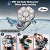 9D Head Shavers for Bald Men Electric Razor with LED Display IPX7 Waterproof Wet/Dry Mens Rotary Shaver 6 in 1 Grooming Kit view 3