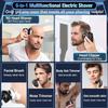 9D Head Shavers for Bald Men Electric Razor with LED Display IPX7 Waterproof Wet/Dry Mens Rotary Shaver 6 in 1 Grooming Kit view 4