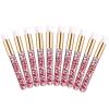 10pcs Lash Extension Cleanser Shampoo Brushes, Peel Off Blackhead Brush Remover Tool,Nose Pore Deep Cleaning Brush For Eyelash Extensions (Rose red) view 1