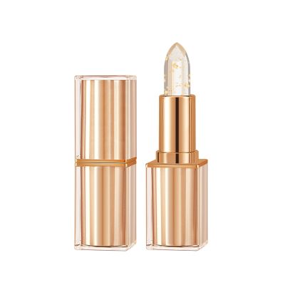 Color-changing Lip Stain, Lip Tint, Tinted Lip Balm, Lipsticks for Women, Suitable for All Skin Tones, Create a Charming Look, Moisturizing Lips, Long-lasting Waterproof Gold leaf 3.5g