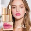 Color-changing Lip Stain, Lip Tint, Tinted Lip Balm, Lipsticks for Women, Suitable for All Skin Tones, Create a Charming Look, Moisturizing Lips, Long-lasting Waterproof Gold leaf 3.5g view 2