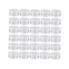 CTIRCHIU 50pcs Tsa Approved Travel Bottles Small Round Makeup Containers Portable Storage Boxes for Liquids Travel Shampoo Toiletries Case for Women view 1