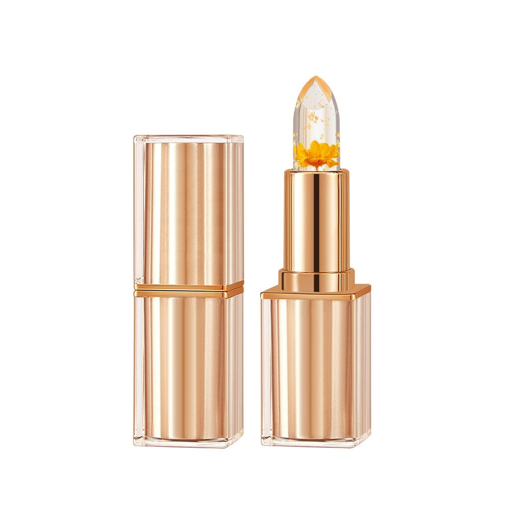 Color-changing Lip Stain, Lip Tint, Tinted Lip Balm, Lipsticks for Women, Suitable for All Skin Tones, Create a Charming Look, Moisturizing Lips, Long-lasting Waterproof Petals 3.5g