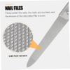 Beaupretty Foldable Nail File Set 6PCS Stainless Steel Nail Files Professional Buffer for Manicure and Pedicure Suitable for Home or Salon Use view 3