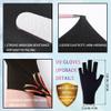 CGBOOM UV Gloves for gel nail lamp, Professional UPF50+ Protection Gloves for Manicures, Anti UV Fingerless Glove for Nail Art Skin Care Protecting Hands from Light Harm (Black) view 4