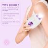 2 in1 Electric Razors for Lady,Women Epilators,Rechargeable Trimmer,Shaver for Leg Face Lips Body, Bikini,with Nice Package view 2