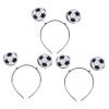 GARIOUANS 3Pcs Soccer Hairband for Boys Fun Football Headbands for Sports Events Comfortable Stylish Hair Accessories for Women and Teens for Cheer Up at Soccer Games view 1