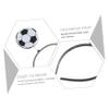 GARIOUANS 3Pcs Soccer Hairband for Boys Fun Football Headbands for Sports Events Comfortable Stylish Hair Accessories for Women and Teens for Cheer Up at Soccer Games view 2