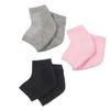 Beaupretty 3pairs Moisturizing Gel Socks for Ankle Unisex Heel Protection Socks Breathable and Grey view 1