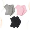 Beaupretty 3pairs Moisturizing Gel Socks for Ankle Unisex Heel Protection Socks Breathable and Grey view 3