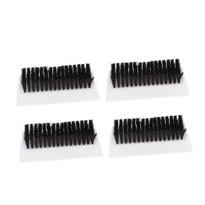 BIUDECO 4Pcs Dual-Sided Nail Brush Set Soft Bristles Anti-Slip High Temperature Resistant for Hand and Nail Cleaning Suitable for Home and Salon Use