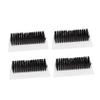 BIUDECO 4Pcs Dual-Sided Nail Brush Set Soft Bristles Anti-Slip High Temperature Resistant for Hand and Nail Cleaning Suitable for Home and Salon Use view 1