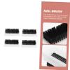 BIUDECO 4Pcs Dual-Sided Nail Brush Set Soft Bristles Anti-Slip High Temperature Resistant for Hand and Nail Cleaning Suitable for Home and Salon Use view 3
