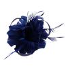 1920s Flapper Headband Feather Headpiece 20s Great Gatsby Inspired Leaf Medallion Pearl Headband Women Hair Accessorie(Navy Blue) view 1