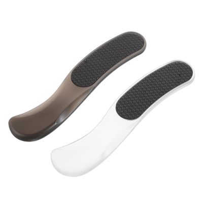 CALLARON 2pcs Portable Foot Care Tools Set Manual Callus Remover and Dead Skin File for Smooth Feet Ergonomic Design for Hard Skin Removal