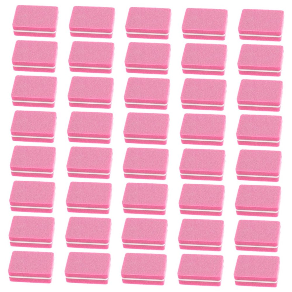 BIUDECO Mini Nail Sponge Files 100pcs Small EVA Nail Buffer Blocks for Manicure 4-Side Polishing Tools for Salon and Home Use