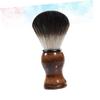 GALPADA Shaving Brush Men Beard Bristle Hair Grooming Shave Chin Stiff Portable Soft Brush Wooden view 2