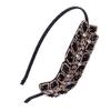 Women Beaded Flapper Headband Leaf Vintage 1920s Inspired Hairband Black Side Flower Hair Band Girls Hair Accessories(3) view 3
