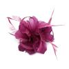 1920s Flapper Headband Feather Headpiece 20s Great Gatsby Inspired Leaf Medallion Pearl Headband Women Hair Accessorie(Purple) view 1