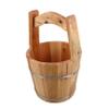 Abaodam Handmade Wooden Foot Bath Bucket Leakproof Water Carrying Pail for Camping Hiking and Spa Use Timeless Rustic Design for Soaking and Versatile Everyday Needs view 1