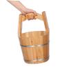 Abaodam Handmade Wooden Foot Bath Bucket Leakproof Water Carrying Pail for Camping Hiking and Spa Use Timeless Rustic Design for Soaking and Versatile Everyday Needs view 4