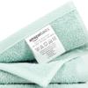Amazon Basics face Towels for Bathroom, 100% Cotton Extra Absorbent washcloth, Fast Drying - Salon Towel - Ice Blue (12 x 12 inches) (Pack of 144) view 3