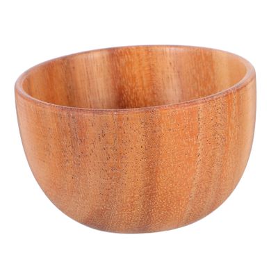 Wooden Shaving Bowl for Men Natural Wood Construction Lightweight Beard Shave Soap Container for Rich Easy to Clean Daily Grooming Tool for Travel