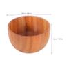 Wooden Shaving Bowl for Men Natural Wood Construction Lightweight Beard Shave Soap Container for Rich Easy to Clean Daily Grooming Tool for Travel view 2