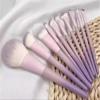 10 Piece Makeup Brush Set Powder Rouge Eye Shadow Brush Full Set Of Beauty Tools view 2