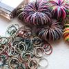 100pcs 3CM Hair Accessories Girls Rubber Bands Scrunchy Elastic Hair Bands Headband Decorations Ties for Hair(15,50 pcs 3cm) view 2