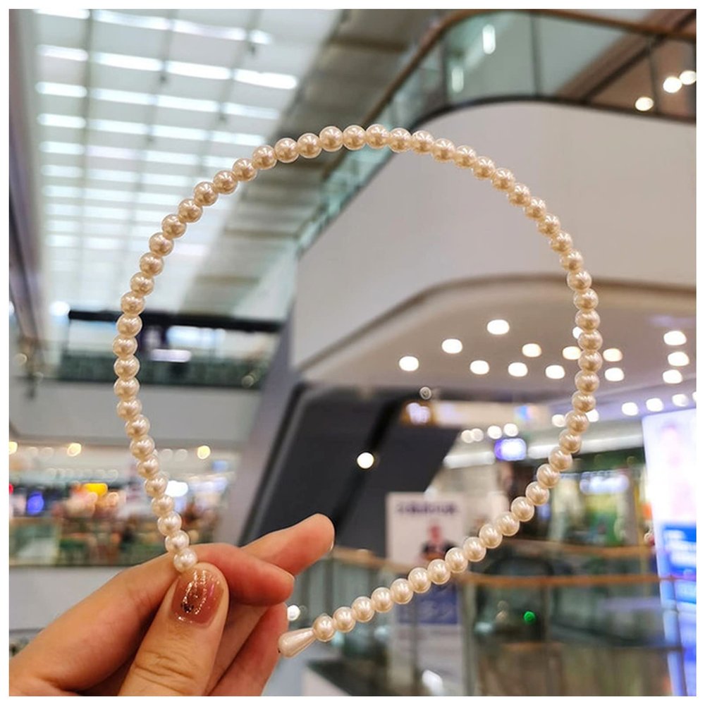 15 Styles Luxury Big Pearl Headband Women Bow Sunflower Hoops Girls Hair Accessories Fashion Jewelry(IPA0474-13)