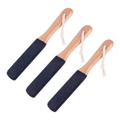 Beavorty 3pcs Ergonomic Double Sided Foot Scraper Non Slip Handle Portable Remover for Smooth Feet Care Travel