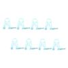 DEARMAMY 8Pcs Disposable Ear Piercing Tools Set Hypoallergenic Manual Ear Piercer for Convenient Use Portable Piercing Device for Personal Use or Salon view 1