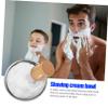 AUTSUPPL Stainless Steel Shaving Soap Bowl for Men Heat Insulation Shaving Mug Lid for Foam Preparation and Grooming Essentials Random Style view 3