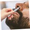 OUNONA 1Pc Stainless Steel Nose Hair Scissors Eyebrow Trimmer Round Head Design for Safe Painless Grooming Portable Personal Care Tool for Men Women for Home Travel view 4