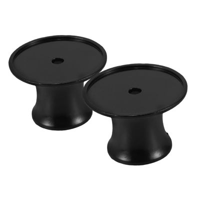 NinthAvenue Basics 2pcs Alloy Base for Vintage Manual Razor Shaving Brushes Durable Holder for Bathroom Compatible with Various Razors Multiuse Design for Secure Storage and Versatility