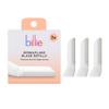 Billie - Dermaplane Refill Blades - Stainless Steel Blades with Safety Micro-guards - Nickel-free - Gently Exfoliates Skin - 3 count (Pack of 12) view 1