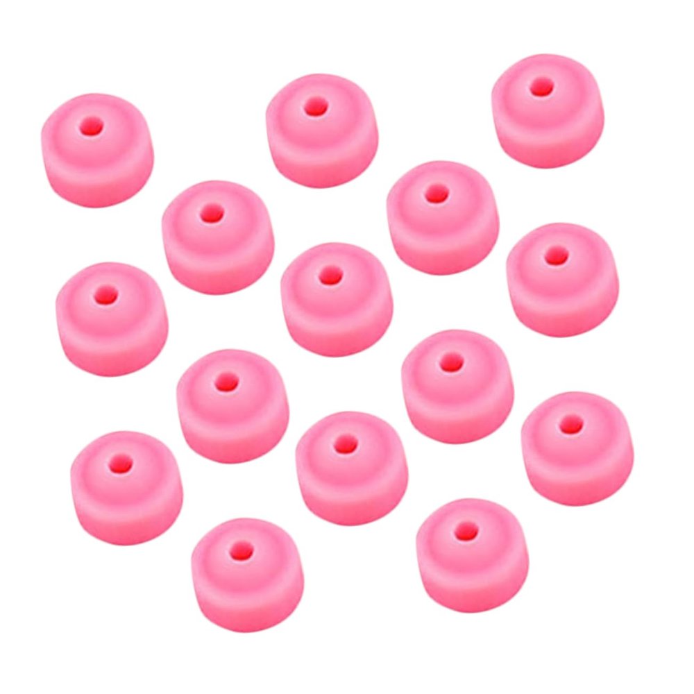 WOONEKY 15pcs Silicone Nail Drill Covers Dustproof Caps for Nail Drill Tips Durable Collectors for Manicure Tools Tailored Fit for Optimal Functionality and
