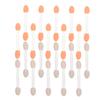 Gogogmee 50Pcs Dual-Sided Disposable Eyeshadow Applicator Brush Set for Women Convenient Eye Makeup Tool Soft Sponge Tips for Travel and Daily Use view 1