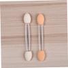 Gogogmee 50Pcs Dual-Sided Disposable Eyeshadow Applicator Brush Set for Women Convenient Eye Makeup Tool Soft Sponge Tips for Travel and Daily Use view 2