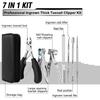 TARSHYRY 7Pcs / Set Ingrown Toenail Tools Kit,Toenail Clippers for Seniors Thick Toenails, Heavy Duty Toe Nail Clippers Adult Thick Nails Long Handle view 2