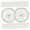 Beavorty 200Pcs Cucumber Print Eye Skincare Pads Non Woven Eye Masks for Gentle Eye Care High Absorption Fabric for Home and Relaxation view 1