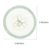 Beavorty 200Pcs Cucumber Print Eye Skincare Pads Non Woven Eye Masks for Gentle Eye Care High Absorption Fabric for Home and Relaxation view 2