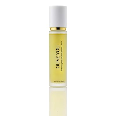 Olive You Lip Oil - Clean Beauty, Non-Sticky, Glossy, Hydrating & Plumping Lip Treatment with Greek Extra Virgin Olive Oil & Squalane - Vegan, Cruelty & Paraben-Free, Luxury Gift