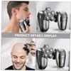 CTIRCHIU 1 Set Rechargeable Electric Razor with Six Heads Beard Shaver for Men USB Charge Convenient Washable Design Durable Material for Precision Grooming view 2