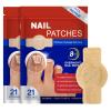 Fungal Nail Patches 42 PCS, Toenail Treatment Extra Strength 8-Hour Overnight Nail Fast Acting Repair Effortless Hydrogel Nail Care and Repair for Damaged Nails Overnight Renewal for Men and Women view 1