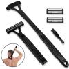 Detachable Manual Shaver For Men With Three Layer And Folding Handle Comfortable Grip For Efficient Grooming view 2